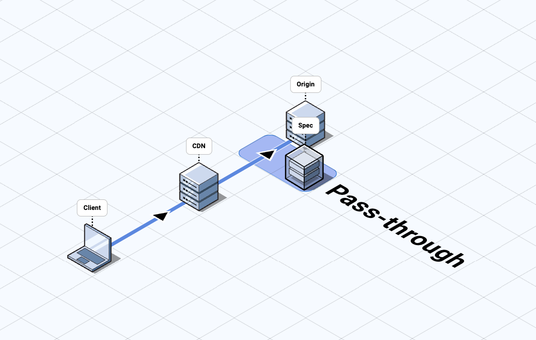 Pass-through: Streaming bi-directional traffic is copied for analysis.